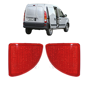 Par Refletor Olho Gato Parachoque Traseiro Kangoo (todos)