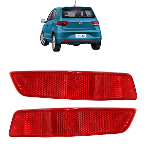 Par Refletor Olho Gato Parachoque Traseiro Fox 2015 2016 2017 2018 2019 2020