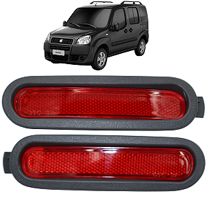 Par Lente Olho De Gato Traseiro Doblo Adventure 2010 Até 2021