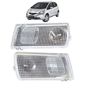 Par Lente para Lanterna Luz de Teto Honda Fit 2003 2004 2005 2006 2007 2008