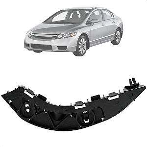 Guia Suporte Parachoque Dianteiro Esquerdo New Civic 2007 2008 2009 2010 2011