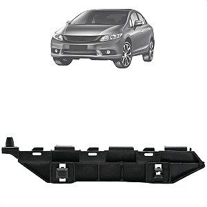 Guia Suporte Parachoque Dianteiro Esquerdo Civic 2012 2013 2014 2015 2016