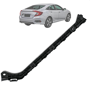 Guia Do Parachoque Traseiro Direito Civic 2017 2018 2019 2020 2021