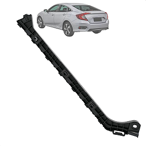 Suporte Guia Do Parachoque Traseiro Esquerdo Civic 2017 2018 2019 2020 2021