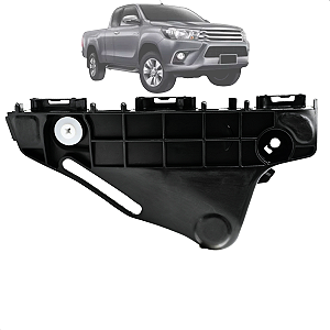 Suporte Guia Para-choque Dianteiro Direito Hilux 2016 2017 2018 2019 2020 2022 Cabine Simples