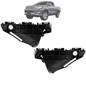 Par Guia Parachoque Dianteiro Hilux 2016 2017 2018 2019 2020 2021 2022