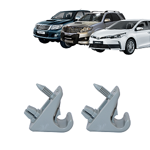 2 Suporte Quebra Sol Corolla Hilux SW4
