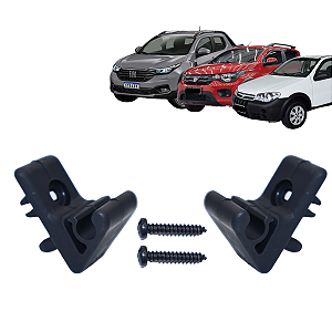 2 Suporte Quebra Sol Strada Mobi Até 2013 Strada Nova com Parafuso