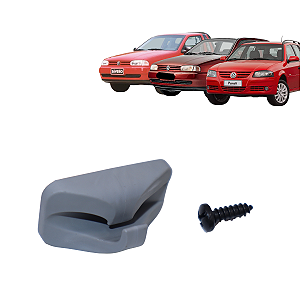 Suporte Presilha Quebra Sol Gol Saveiro G2 G3 G4 Parati Cinza Com Parafuso