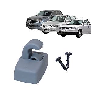 Presilha Do Suporte Quebra Sol Protetor Solar Gol Saveiro Amarok Com Parafuso