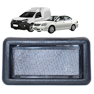Luz De Placa Fiat Fiorino 1985 Até 2013 Prêmio 1985 Até 2004 Com Soquete