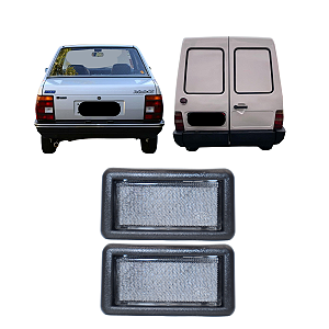 Par Lanterna Luz de Placa Fiorino 1985 A 2013 Prêmio 1985 A 2004 Com Soquete