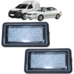 Par De Lanterna Luz De Placa Com Chicote Fiorino 1985 A 2013 Prêmio 1985 A 2004