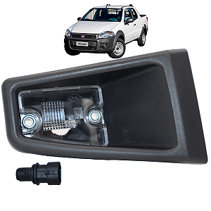 Lanterna Luz De Placa Com Soquete Strada 2004 Até 2019 Lado Esquerdo