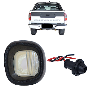 Lanterna Luz De Placa S10 2001 02 03 04 05 06 07 08 09 10 2011 Lado Esquerdo Com Soquete