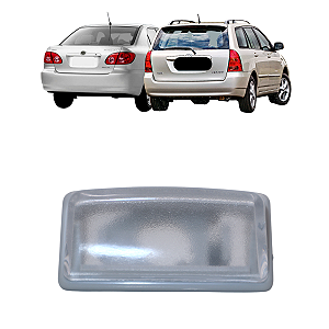 Lanterna Luz De Placa Toyota Fielder Corolla 2003 2004 2005 2006 2007 2008 Sem Soquete