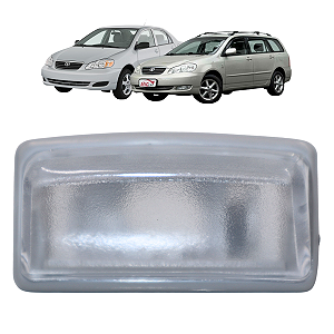 Lanterna Luz de Placa Toyota Fielder Corolla 2003 2004 2005 2006 2007 2008 Lado Direito