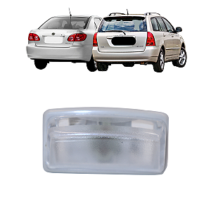 Lanterna Luz De Placa Toyota Corolla Fielder 2003 Até 2008 Direito Com Soquete