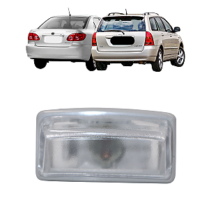 Lanterna Luz de Placa Com Soquete Toyota Corolla Fielder 2003 Até 2008 Esquerdo