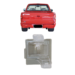 Lanterna Luz de Placa S10 1995 1996 1997 1998 1999 2000 2001 2002 2003 2004 Lado Direito