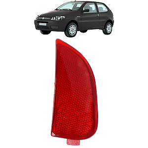 Refletor Olho Gato Parachoque Traseiro Esquerdo Novo Palio 2012/...