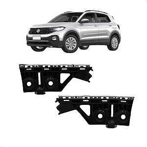 Par Suporte Guia Parachoque Traseiro T-Cross 2019 2020 2021 2022