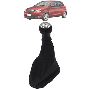 Manopla Bola Coifa Câmbio Etios 2013 2014 2015 2016 5M