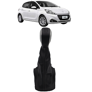 Manopla Bola Coifa Do Cambio Peugeot 208 2014 15 16 17 18 19 2020