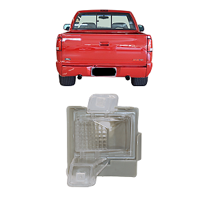 Lanterna Luz de Placa S10 1995 1996 1997 1998 1999 2000 2001 2002 2003 2004 Lado Esquerdo