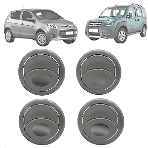 Difusor De Ar Fiat Doblo 2002 A 2018 Palio 2012 A 2018 Kit 4
