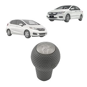 Bola Manopla Cambio Cinza Honda Fit Lx 2007 2008 2009 2010