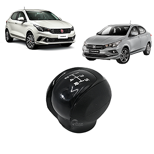 Bola De Câmbio Manopla Argo Cronos 2017 A 2020 Preto