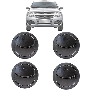 Difusor De Ar Painel Agile/montana 2011 A 2021 Preto Kit 4