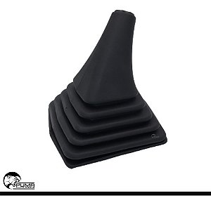 Coifa de Câmbio Sanfonada sem Manopla Ford F-1000 93 94 95 96 97 98 em PVC Preto