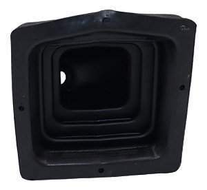 Coifa de Câmbio Sanfonada sem Manopla Ford F-1000 93 94 95 96 97 98 em PVC Preto