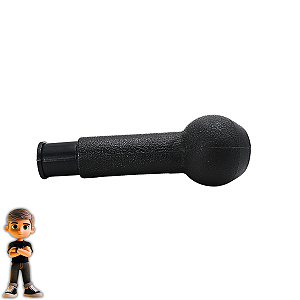 Bola de Câmbio Manopla Ecosport 2003 a 2006 Preto 5 Marchas Ré para Trás