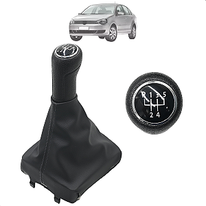 Coifa Alavanca Marcha Manopla Do Cambio Vw Polo 2002 A 2015
