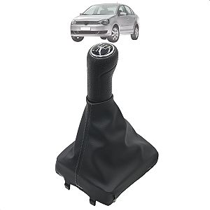Coifa Alavanca Marcha Manopla Do Cambio Vw Polo 2002 A 2015