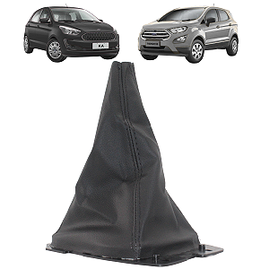 Coifa Câmbio Ford Ecosport 2013 A 2020 Ka 2015 A 2020 Preto