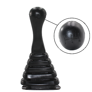 Kit Coifa de Cambio Sanfonada Bola Manopla Palio 96 97 98 99 2000 Preta