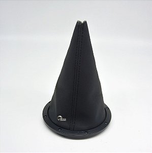 Coifa de Câmbio sem Manopla Gol Parati Saveiro G3 1999 a 2005 Preto com Base Cromada