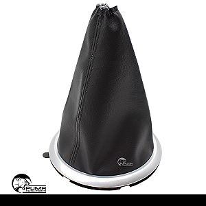 Kit Coifa de Cambio Manopla Citroen C3 2004 05 06 07 08 09 10 11 2012 Aro Prata
