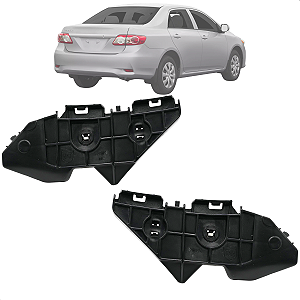 Kit Guia Parachoque Traseiro Pequeno Corolla 2009 10 a 2014