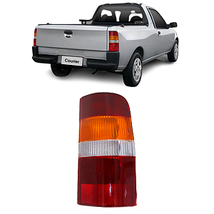 Lanterna Traseira Courier 1996 1997 A 2014 Tricolor Direito