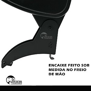 Encosto Descanso de Braço Apoio Duster Oroch 2011 Até 2018 Com Porta copos