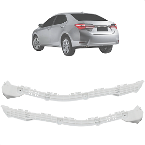 Par Guia Parachoque Traseiro Corolla 2015 2016 2017 2018 2019