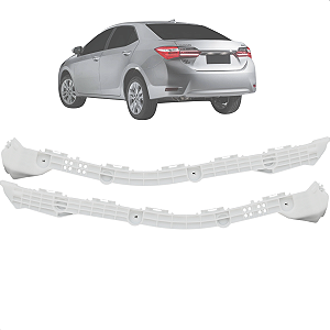 Par Guia Parachoque Traseiro Corolla 2015 2016 2017 2018 2019