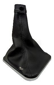 Coifa de Cambio sem Manopla Fiat Argo Cronos 2017 2018 2019 2020 Preto Base Prata