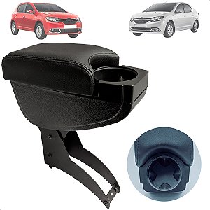 Encosto Descanso De Braço Apoio Logan Sandero 2007 A 2020