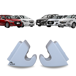 2 Presilha Suporte Quebra Sol Cobalt Cruze Hatch Joy Onix Prisma Cruze Sedan